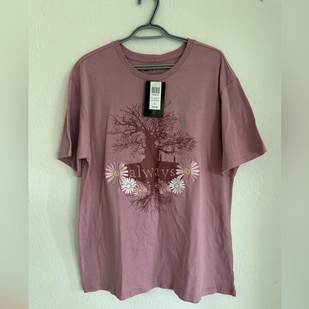 Warner Bros Pink Short Sleeve Tee- Harry Potter